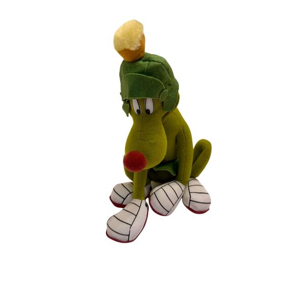 Vtg 1997 Commander K-9 Marvin Martian Plush Stuffed Toy 12" Looney Tunes - Picture 1 of 6